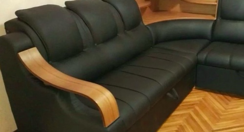 Перетяжка кожаного дивана. Буденновск